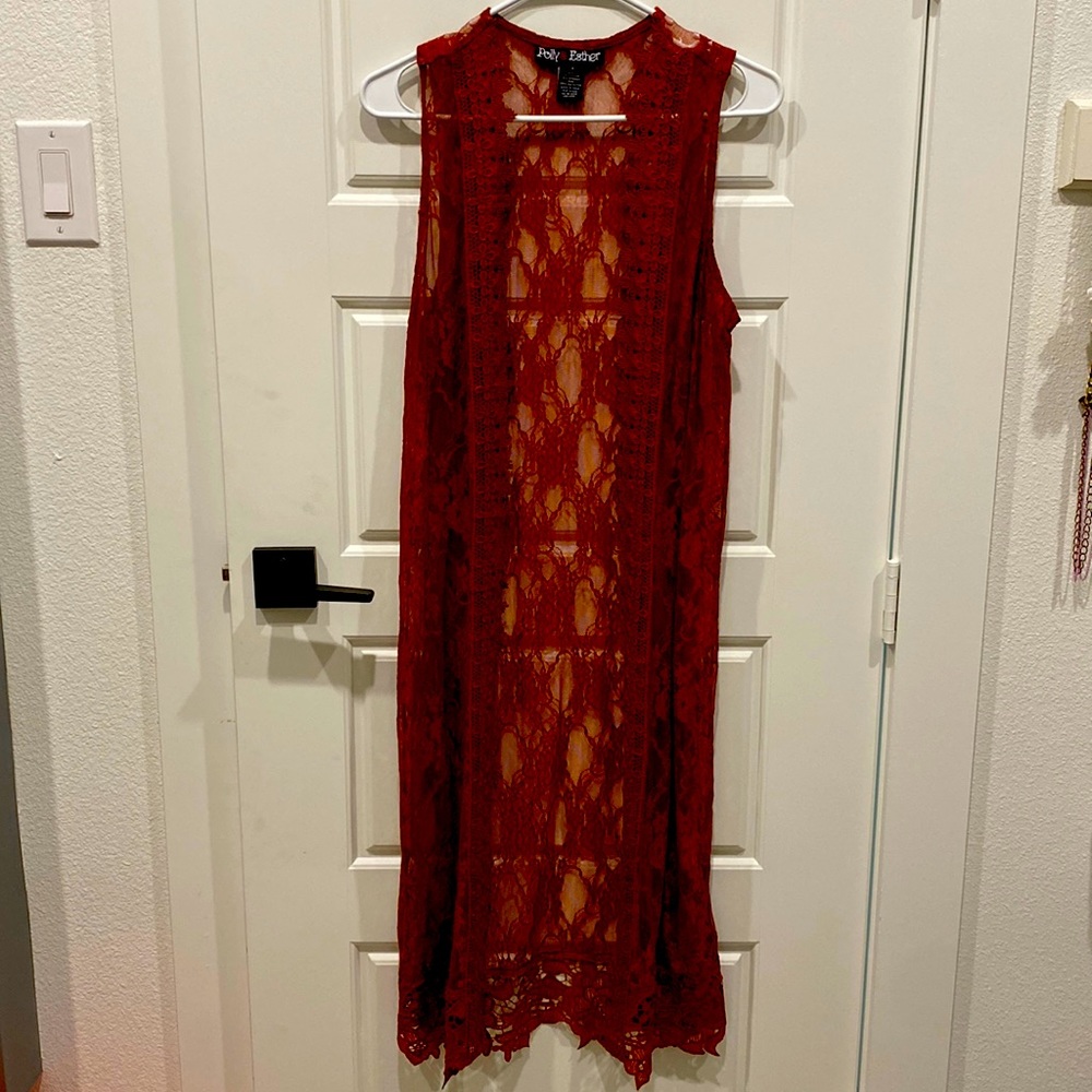Size small lace like cover